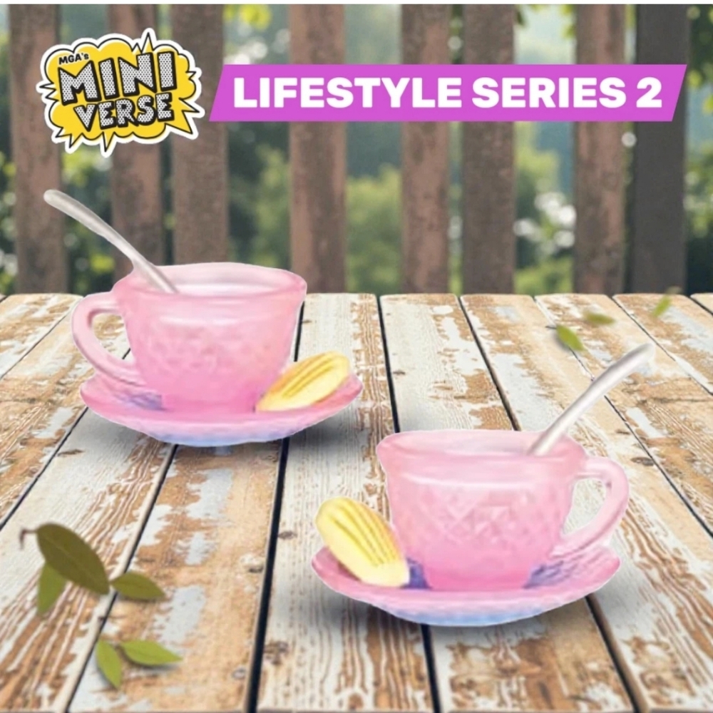 Miniverse Make It Mini Rose Teacups